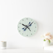 Chic Dragonfly-wandklok Ronde Klok (Huis)