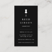 Chic Dress-formulier | Seamstress Tailor Designer Visitekaartje (Achterkant)