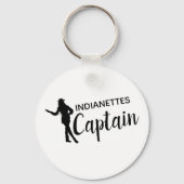 Chic Drill Team Captain Personalized Sleutelhanger (Voorkant)