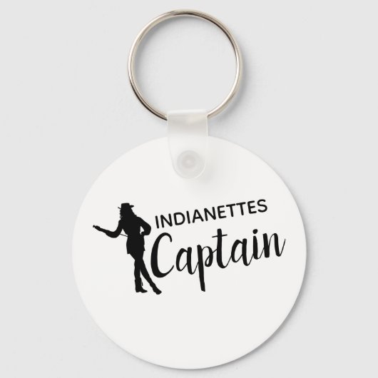 Chic Drill Team Captain Personalized Sleutelhanger (Voorkant)