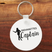 Chic Drill Team Captain Personalized Sleutelhanger (Voorkant)