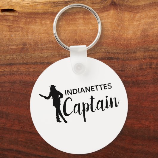 Chic Drill Team Captain Personalized Sleutelhanger (Voorkant)