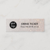 Chic Drink Ticket Voucher Company Logo Event (Voorkant)