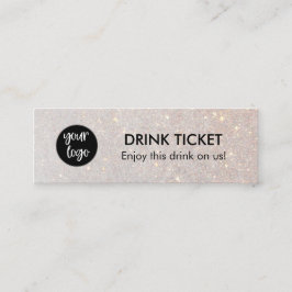 Chic Drink Ticket Voucher Company Logo Event
