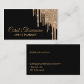 Chic Driving Gold Visitekaartje (Voorkant / Achterkant)