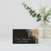 Chic Driving Gold Visitekaartje (Staand voorkant)