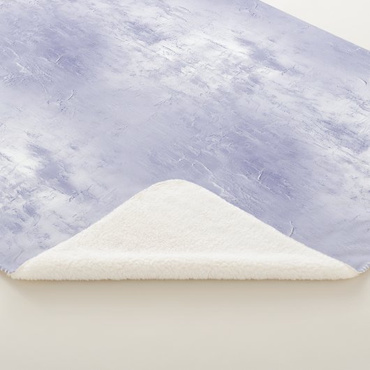 Chic Dusty Lavender Paarse Sherpa Deken (3/4)