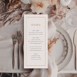 Chic Dusty Pink Ditzy Floral Wedding Menu<br><div class="desc">Een delicaat duister roze kleurenschema creëer een chic romantisch gevoel voor deze vintage en ontmoet moderne trouwmenu's. De voorkant is uitgerust met moderne typografie in een gekantelde lay-out,  terwijl de achterkant poppen met distante bloemen. Pas aan uw eigen gebeurtenis en paar met de coördinerende bundels aan.</div>