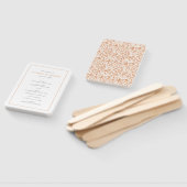 Chic Dusty Pink Ditzy Floral Wedding Programme Handwaaier (Niet-gemonteerd)