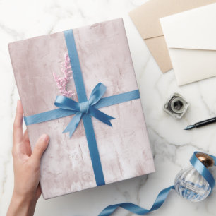 Chic Dusty Roos Blush Pink Wedding Cadeaupapier