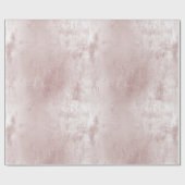 Chic Dusty Roos Blush Pink Wedding Cadeaupapier (Vlak)