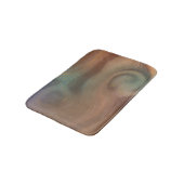 Chic Earthy Strata | Natuurlijke kopersteen — Agat Badmat (Gekanteld)