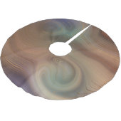 Chic Earthy Strata | Natuurlijke kopersteen — Agat Kerstboom Rok (Gekanteld)