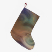 Chic Earthy Strata | Natuurlijke kopersteen — Agat Kleine Kerstsok (Voorkant (Hangend))