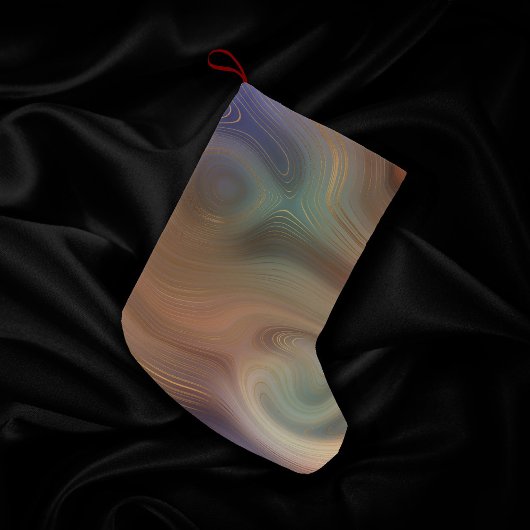 Chic Earthy Strata | Natuurlijke kopersteen — Agat Kleine Kerstsok