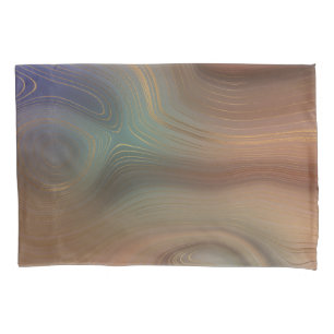 Chic Earthy Strata   Natuurlijke kopersteen — Agat Kussensloop