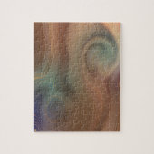 Chic Earthy Strata | Natuurlijke kopersteen — Agat Legpuzzel (Verticaal)