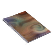 Chic Earthy Strata | Natuurlijke kopersteen — Agat Notitieboek (Rechterzijde)