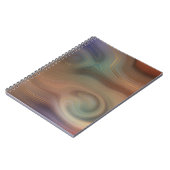 Chic Earthy Strata | Natuurlijke kopersteen — Agat Notitieboek (Linkerzijde)