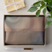 Chic Earthy Strata | Natuurlijke kopersteen — Agat Tissuepapier (Geschenk)