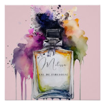 Chic Eau de Fabulous Gepersonaliseerd Waterverf Pa