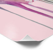 Chic Eau de Fabulous Gepersonaliseerd Waterverf Pa Perfect Poster (Hoek)