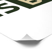 Chic Eco – Sustainable is een prachtig glanzend Po Perfect Poster (Hoek)