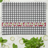 Chic Edelweiss Gingham Kitchen Towel Theedoek (Gevouwen)