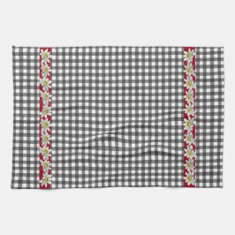 Chic Edelweiss Gingham Kitchen Towel Theedoek