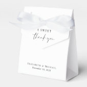 Chic een lief dank u bruiloft gunst dozen bedankdoosjes (Voorkant Zijde)