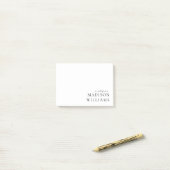 Chic Een Notitie Van Script Typografie Post-it Not Post-it® Notes (Op bureau)