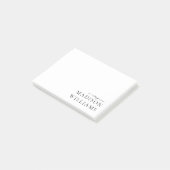 Chic Een Notitie Van Script Typografie Post-it Not Post-it® Notes (Schuin)