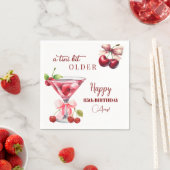Chic Een Tini Beetje Ouder Kersen Martini 85ste Ve Servet (Insitu)