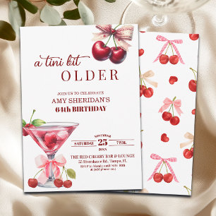 Chic Een Tini Beetje Oudere Kersen Martini 64ste V Kaart
