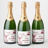 Chic Een Tini Beetje Oudere Kersen Martini 85ste V Sparkling Wijnetiket (Flessen)