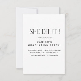 chic eenvoudig grd,Elegante Minimalistische zwart- Kaart