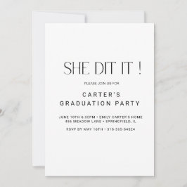 chic eenvoudig rooster, Elgante minimalistisch zwa Kaart