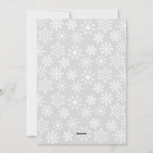 Chic Eenvoudige Minimalistische 7 Foto Feestdagenkaart (Achterkant)