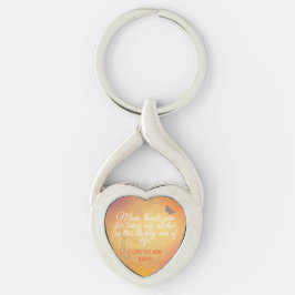 Chic Eenvoudige Moderne Schattigee Liefde Je Mama  Sleutelhanger