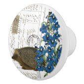 Chic  Egel & Flowers French Script Knob Keramische Knop (Rechts)