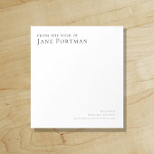 Chic Elegance | Modern | Van het bureau van | Notitieblok