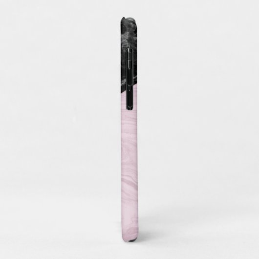Chic Elegant Black Pink Marble Specialized Case-Mate iPhone Case (Achterkant/links)