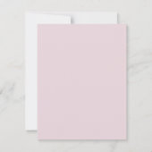 Chic Elegant Bleek Lavender White Violet Monogram Notitiekaartje (Achterkant)