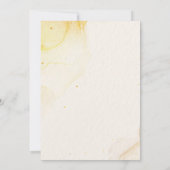 Chic Elegant Champagne Gold Heart Engagment Party (Achterkant)