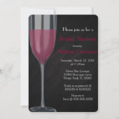 Chic Elegant Champagne Vrijgezellenfeest Invite Kaart (Voorkant)