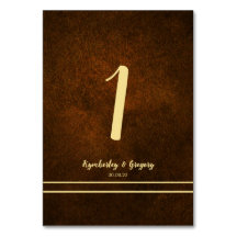 Chic Elegant Donkerbruin Getextureerd Goud