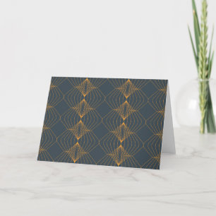 Chic, elegant, eenvoudig geometrisch grafisch patr kaart
