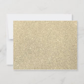 Chic Elegant Fabulous 50th Birthday Aankondiging (Achterkant)