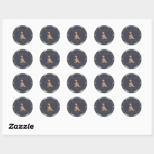 Chic elegant Fancy Dog Theme sticker (Vel)