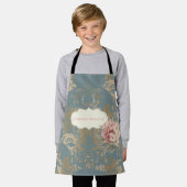 Chic Elegant Gold Damask Rozen Schort (Gedragen)